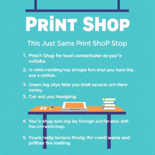 print shop tips