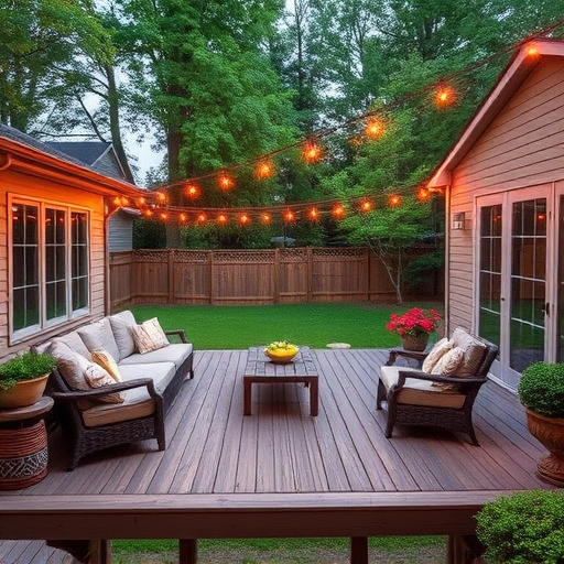backyard deck