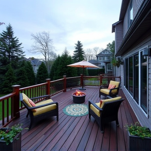 backyard deck