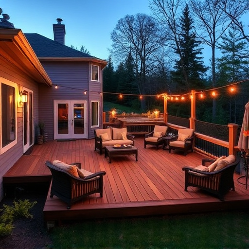 backyard deck