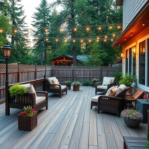 backyard deck