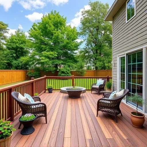 backyard deck