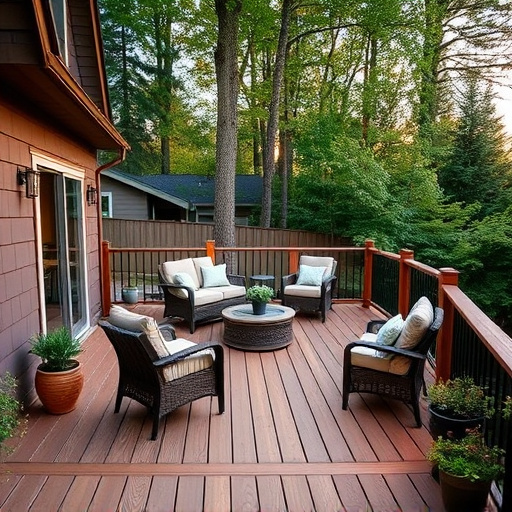 backyard deck