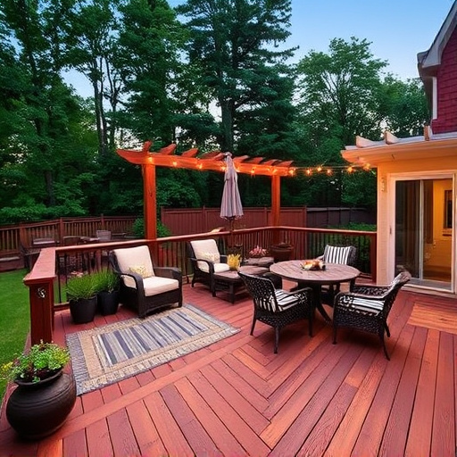 backyard deck