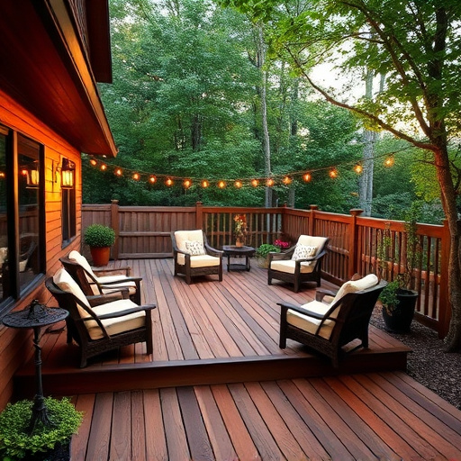 backyard deck