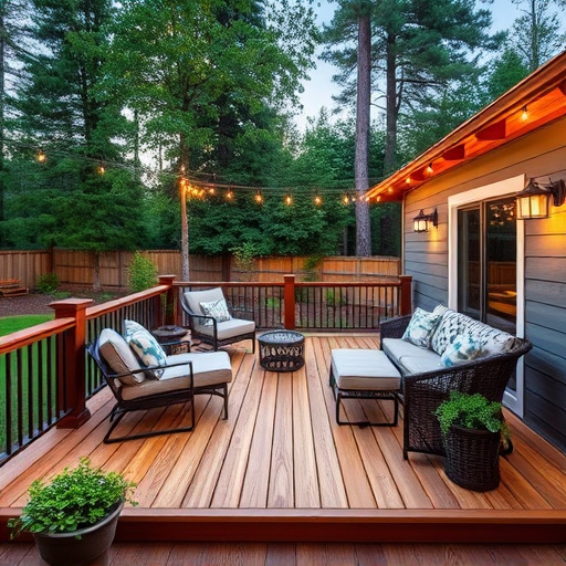 backyard deck
