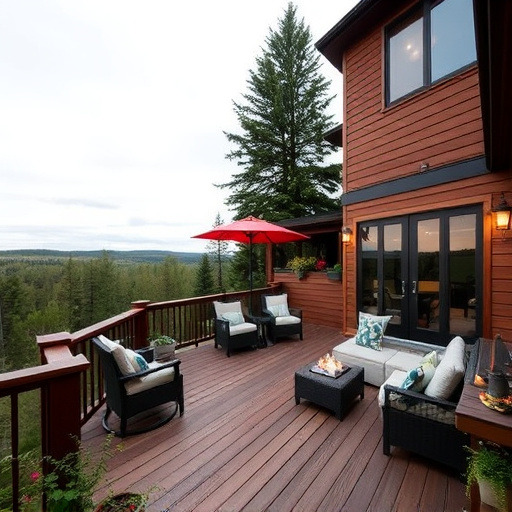 backyard deck
