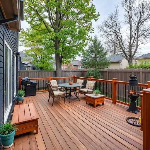 backyard deck