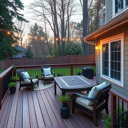 backyard deck