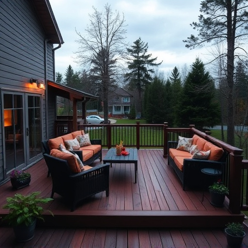 backyard deck
