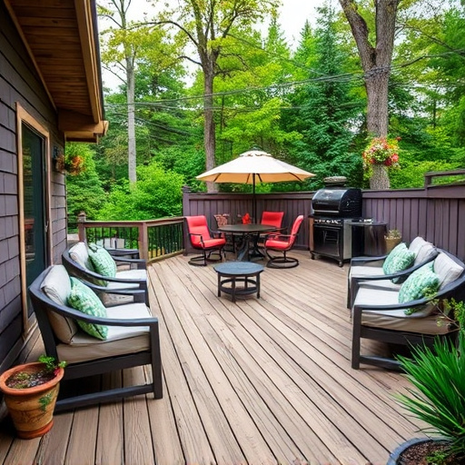 backyard deck