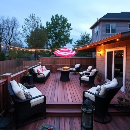 backyard deck