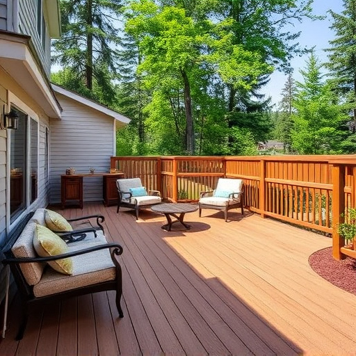 backyard deck