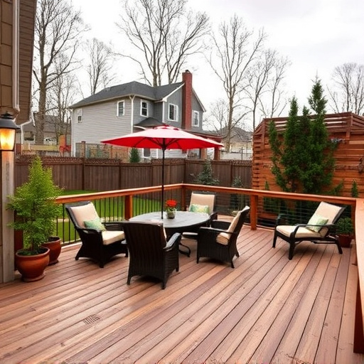 backyard deck