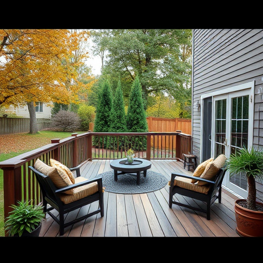 backyard deck