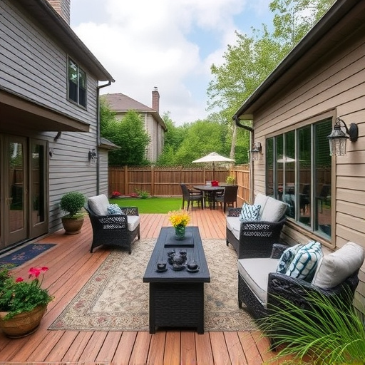 backyard deck