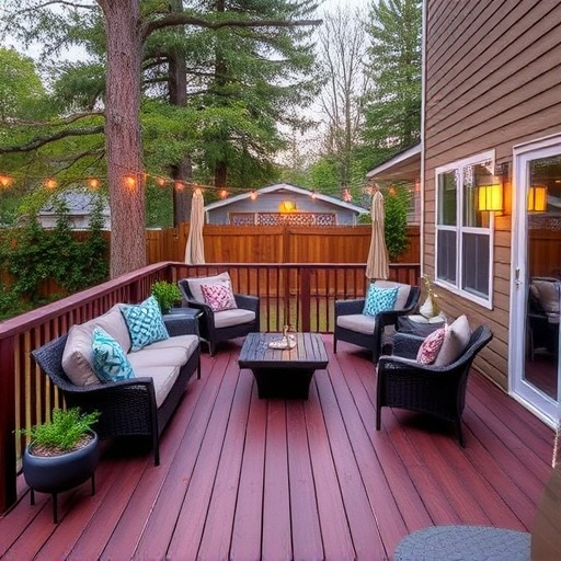 backyard deck
