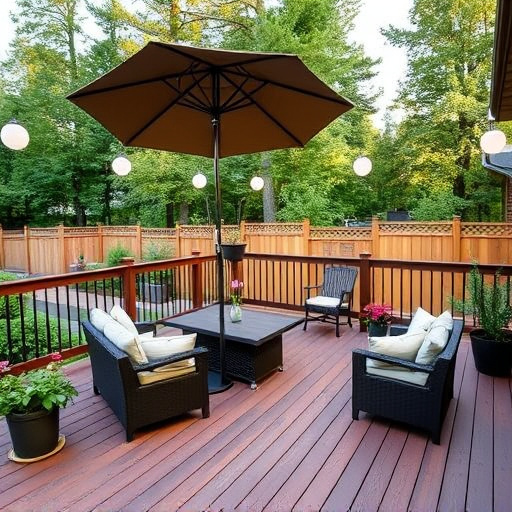 backyard deck