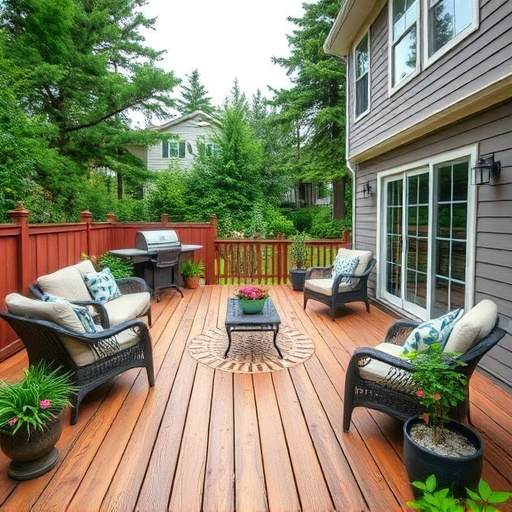 backyard deck