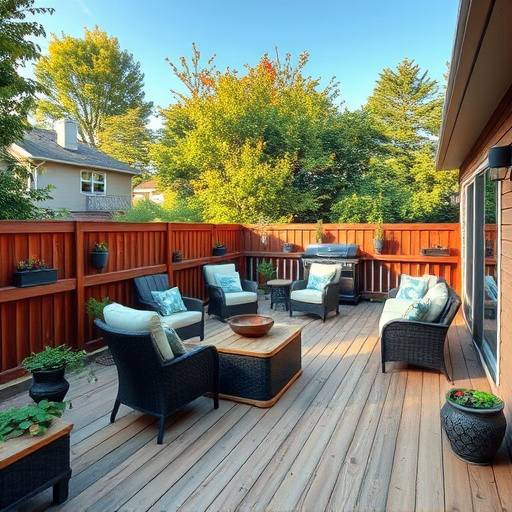 backyard deck