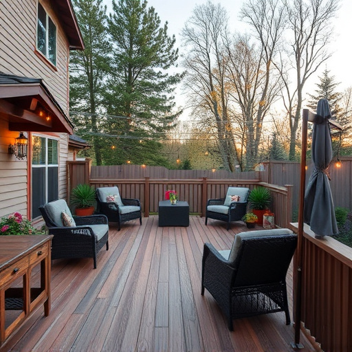 backyard deck