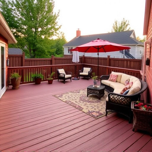 backyard deck