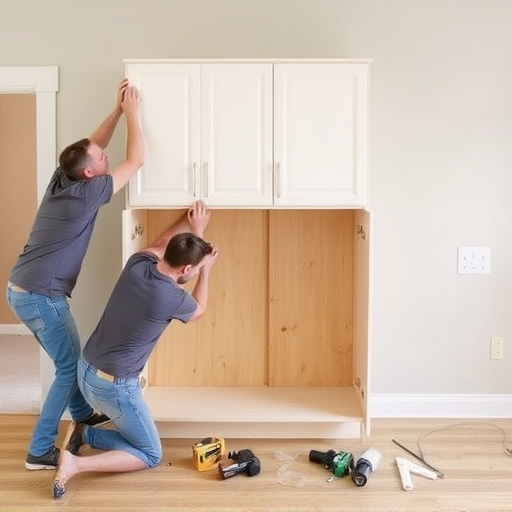 cabinet install
