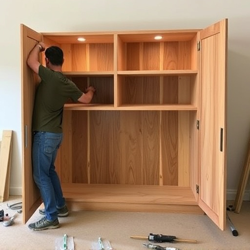 cabinet install