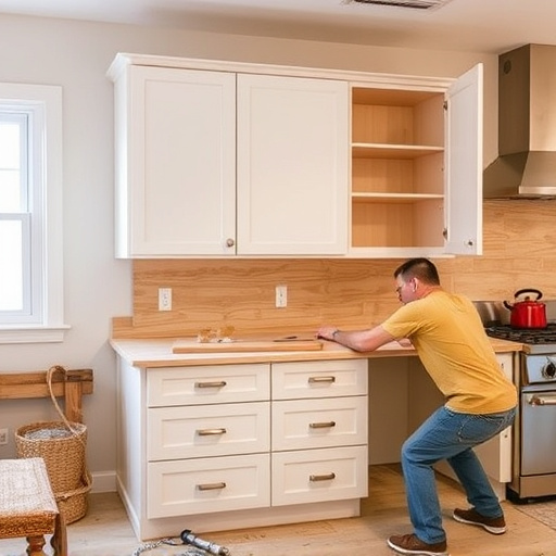 cabinet install