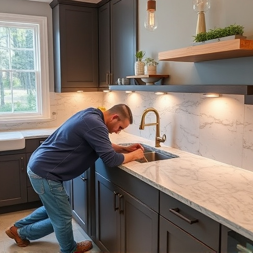 countertop install