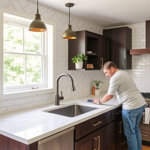 countertop install