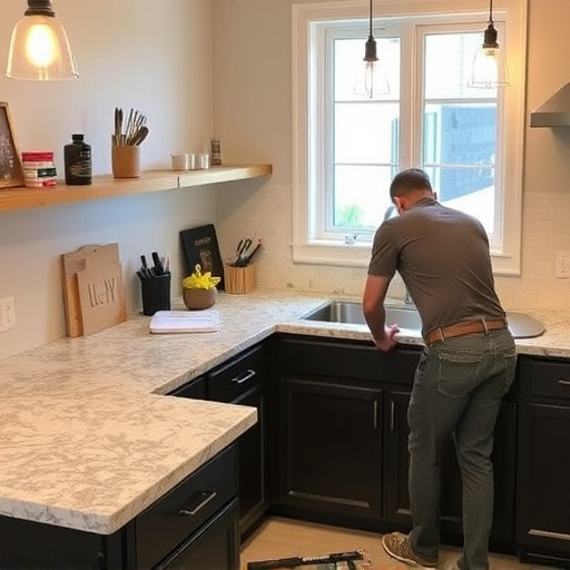 countertop install