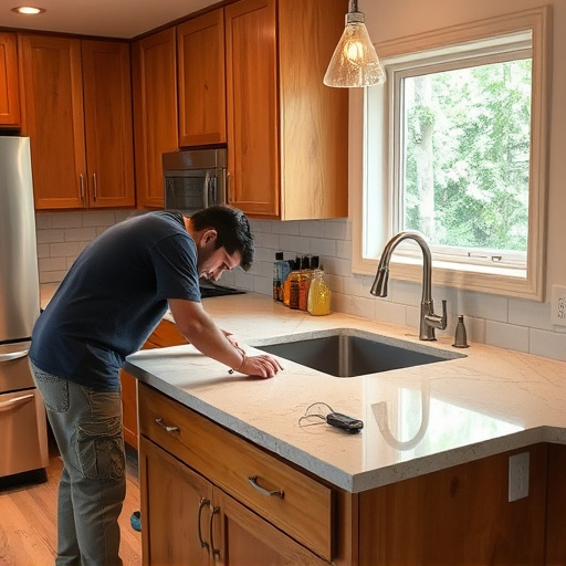countertop install