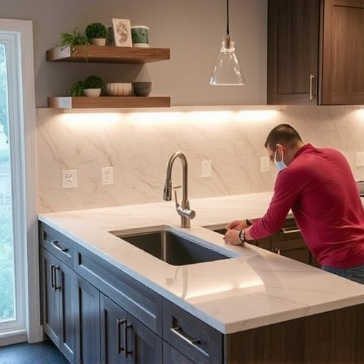countertop install