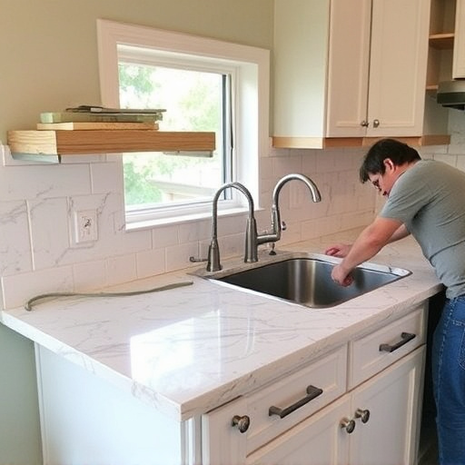 countertop install
