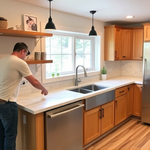 countertop install