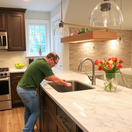 countertop install