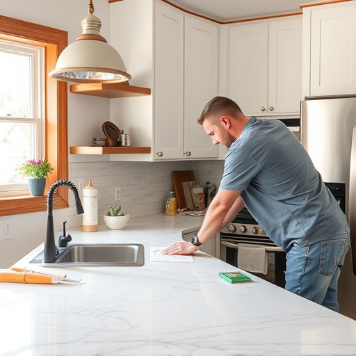 countertop install