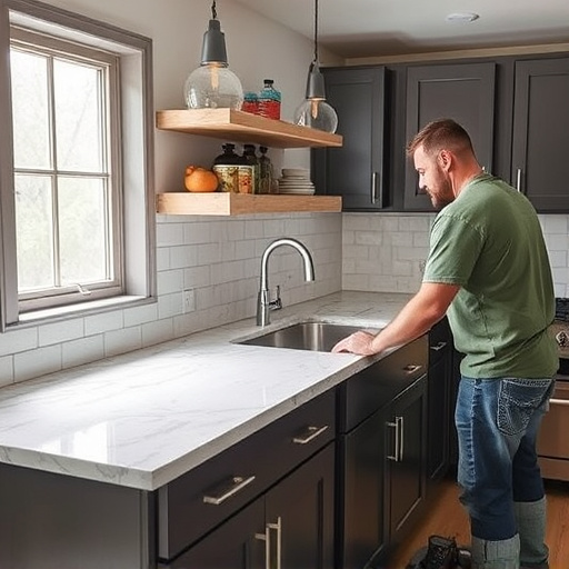 countertop install