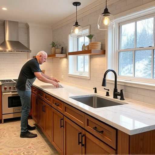 countertop install
