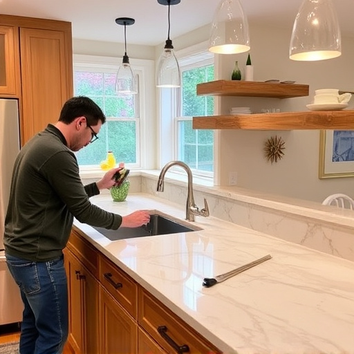 countertop install