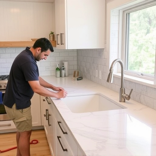 countertop install