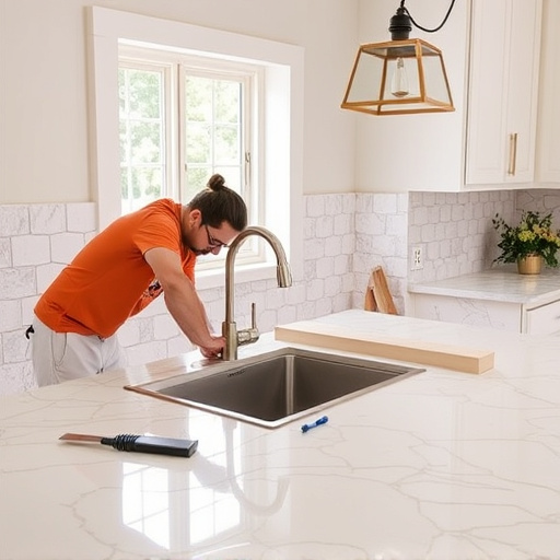 countertop install
