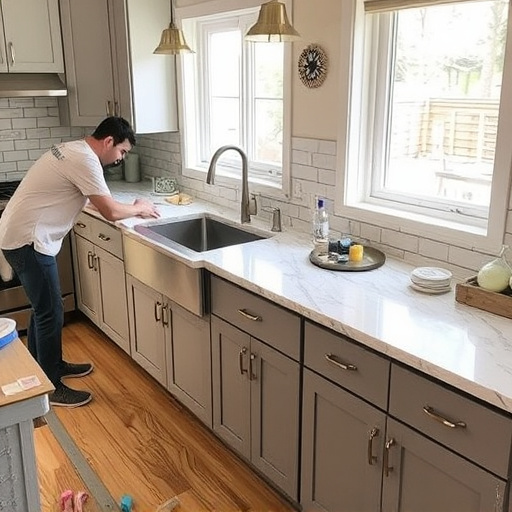 countertop install