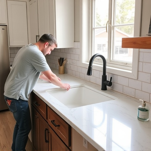 countertop install