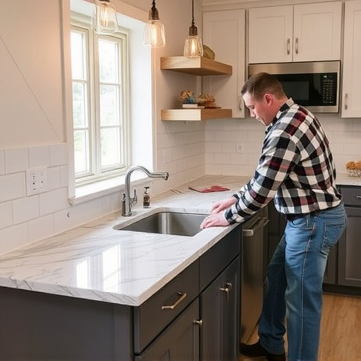 countertop install