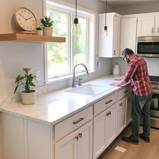 countertop install