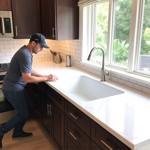 countertop install
