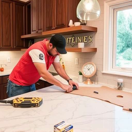 countertop install