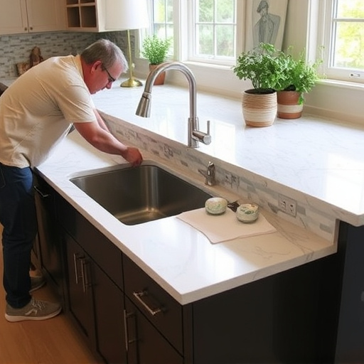 countertop install
